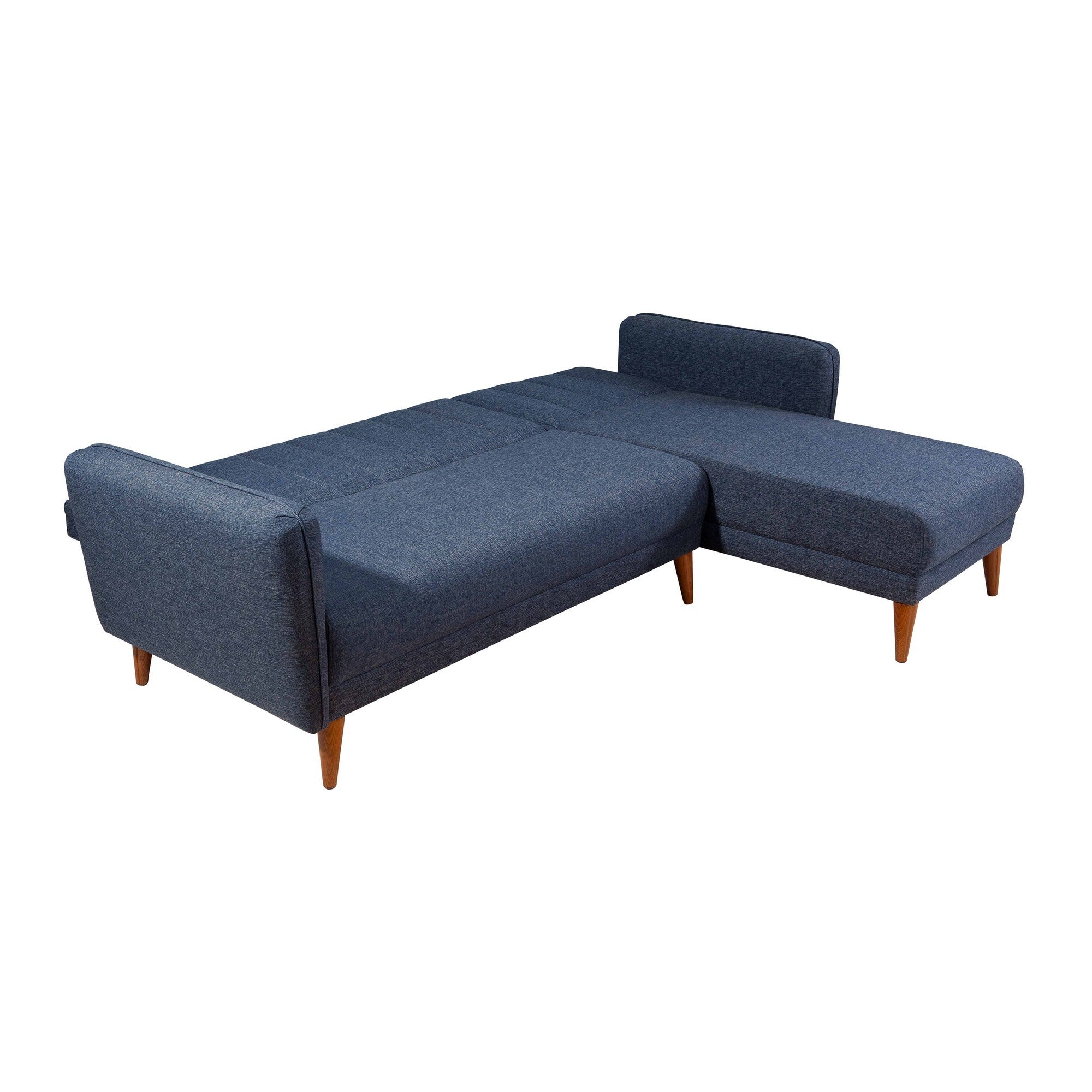 Sofá cama con chaiselongue Daly azul 225x150x85cm