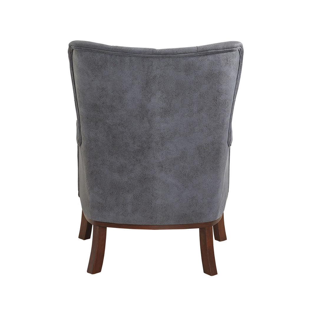 Sillón Nui gris 78x80x96cm