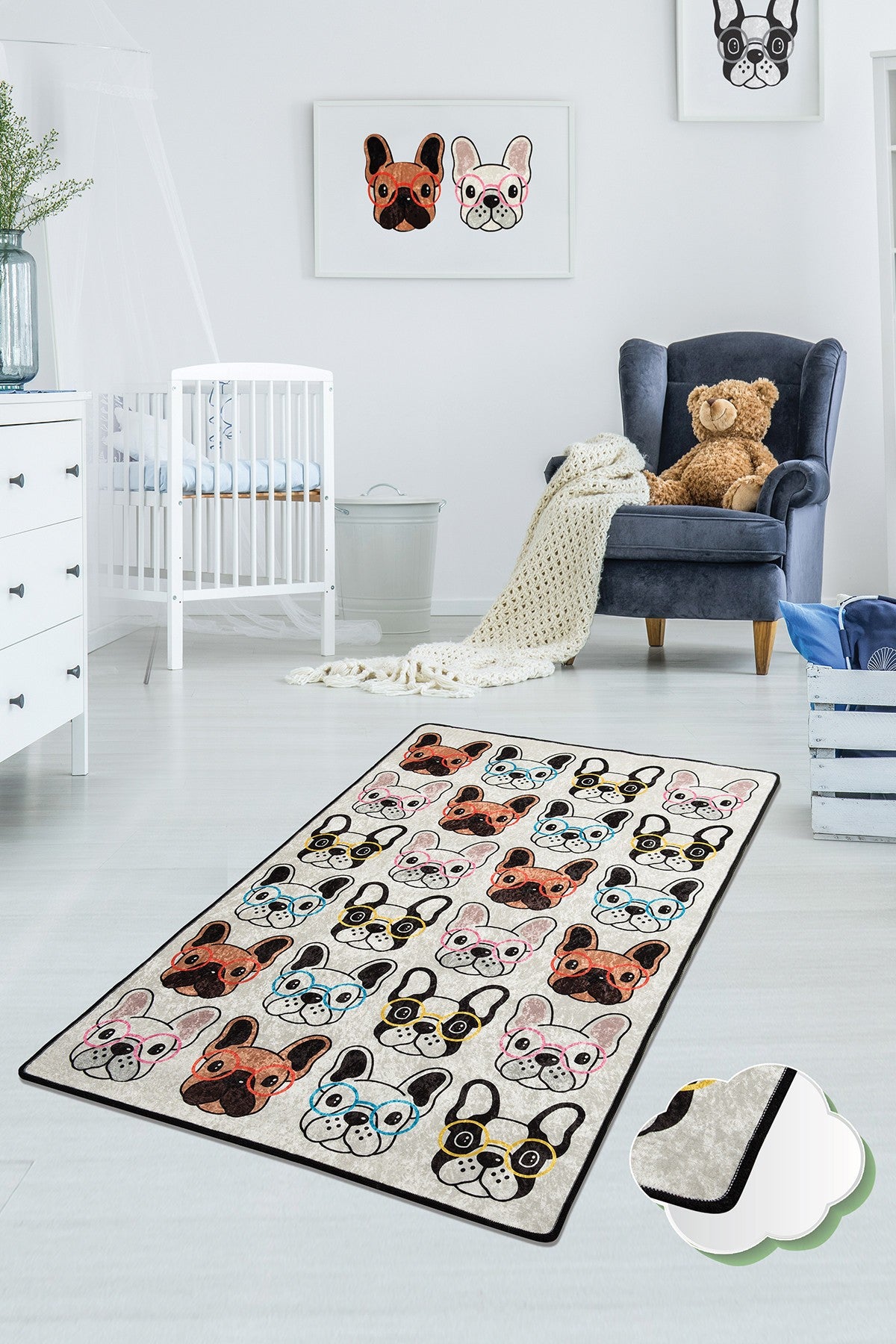 Alfombra infantil Dogs 100x160cm