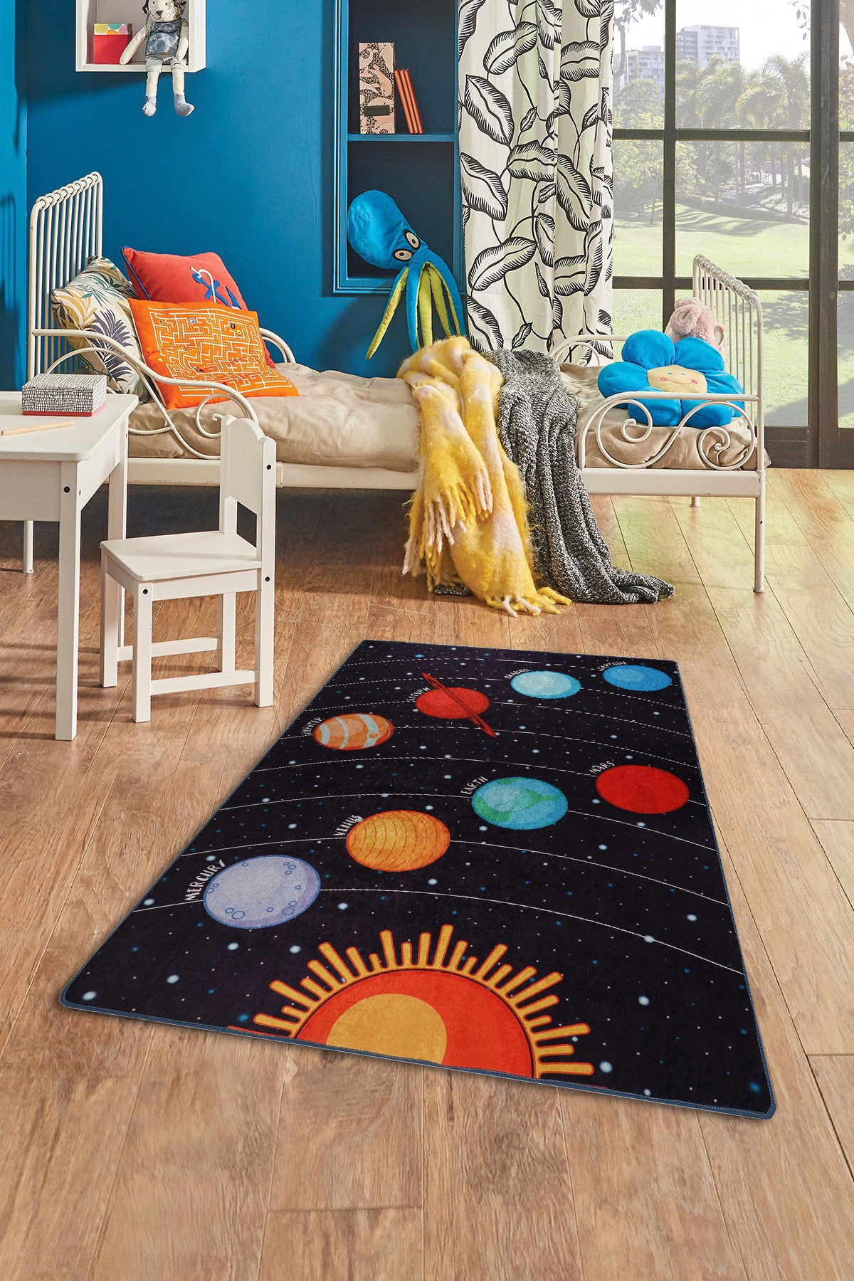 Alfombra infantil Planets 140x190cm