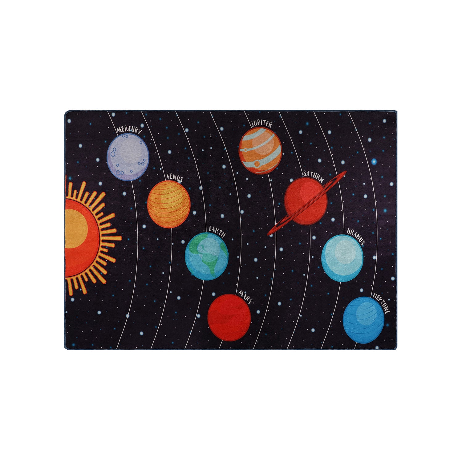 Alfombra infantil Planets 140x190cm