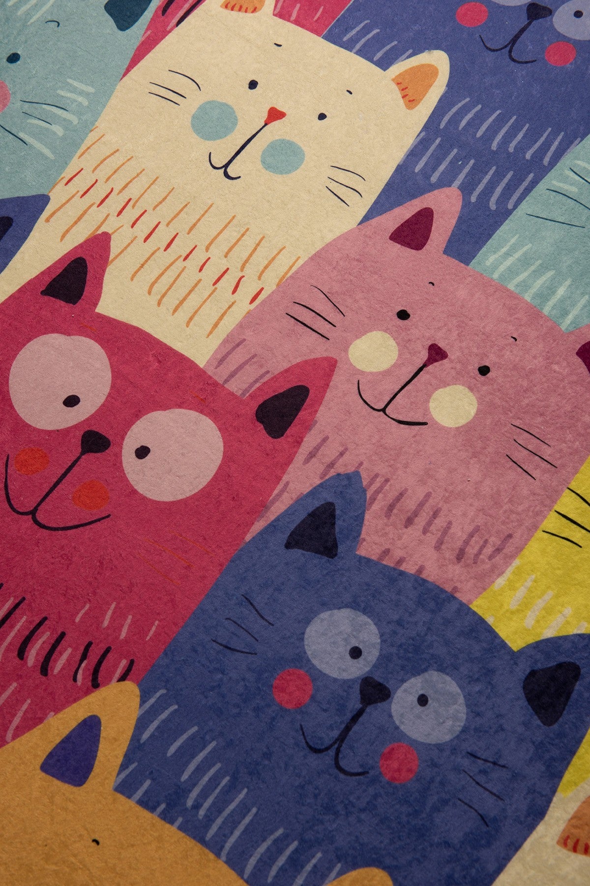 Alfombra infantil Colour Cats