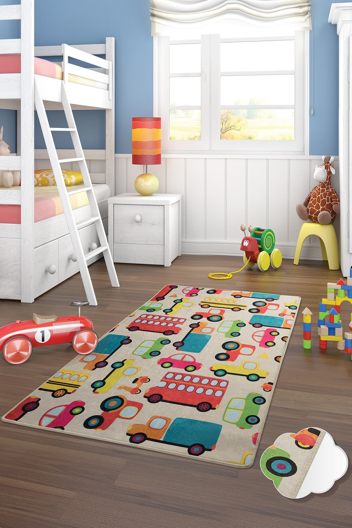 Alfombra infantil Cars 140x190cm