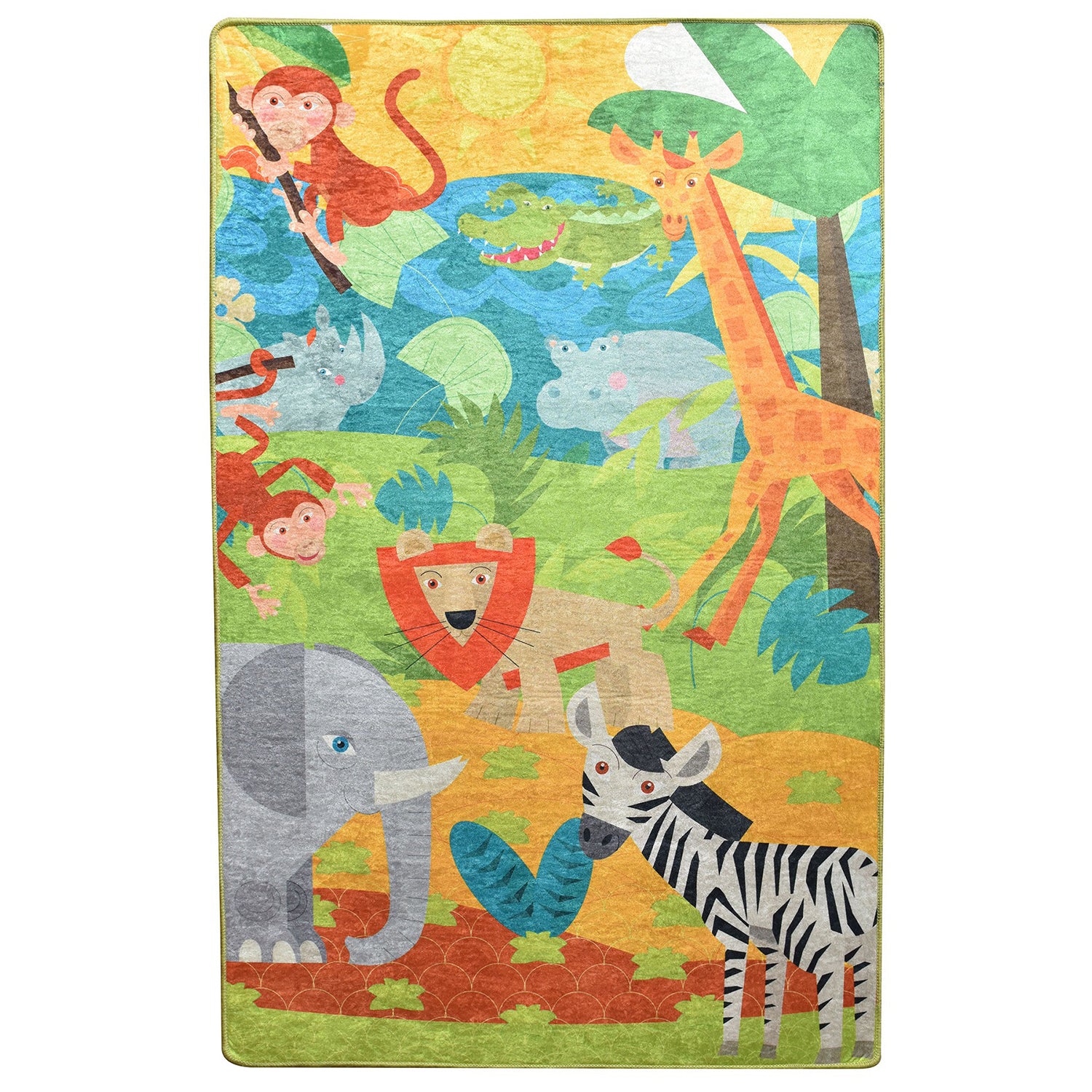 Alfombra infantil Jungle 100x160cm