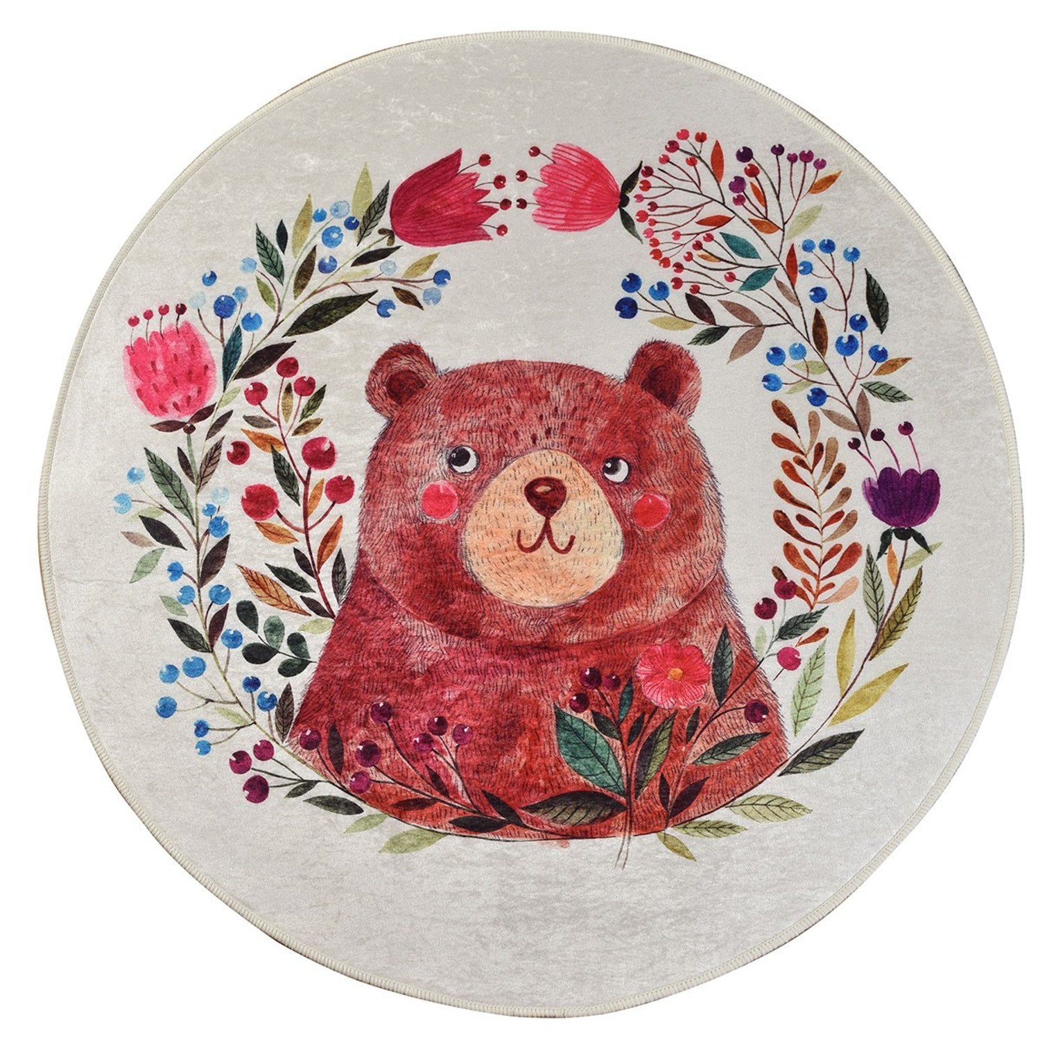 Alfombra infantil Bear 140x140cm