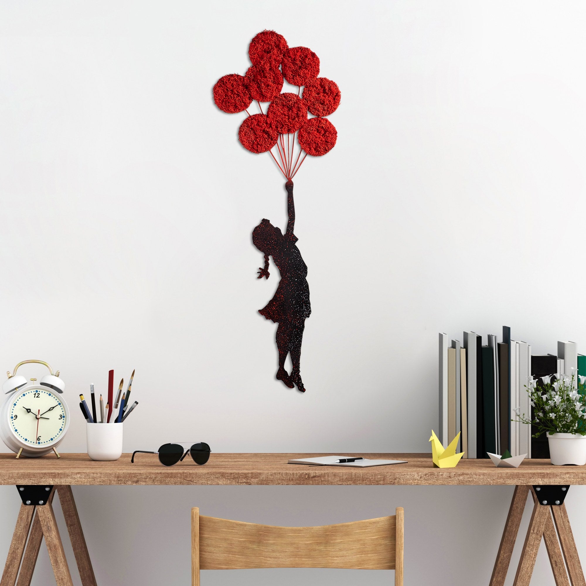 Decoración vertical Balloons 34x100cm