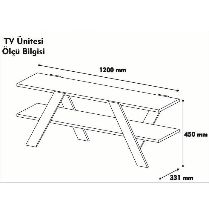 Mueble TV Mataqui 120x33x45cm