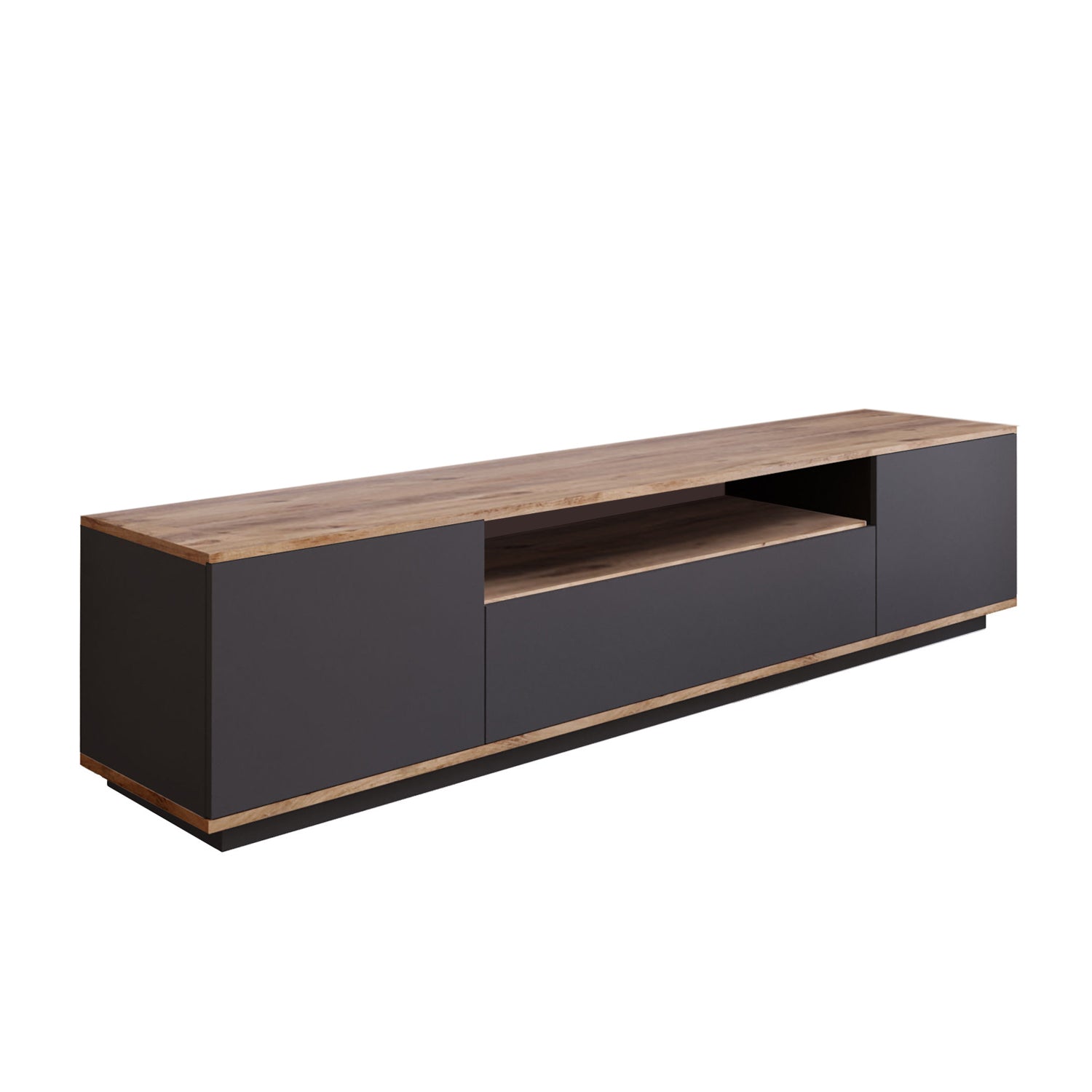 Mueble TV Maya Antracita 180x45x45cm